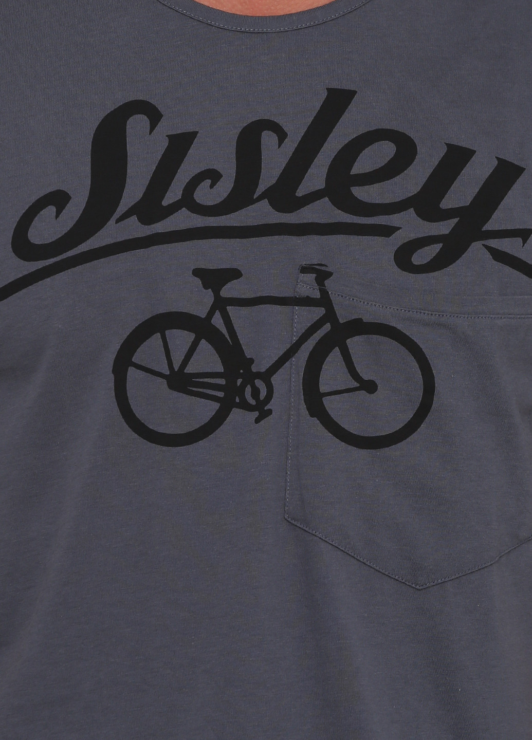 Серая футболка Sisley