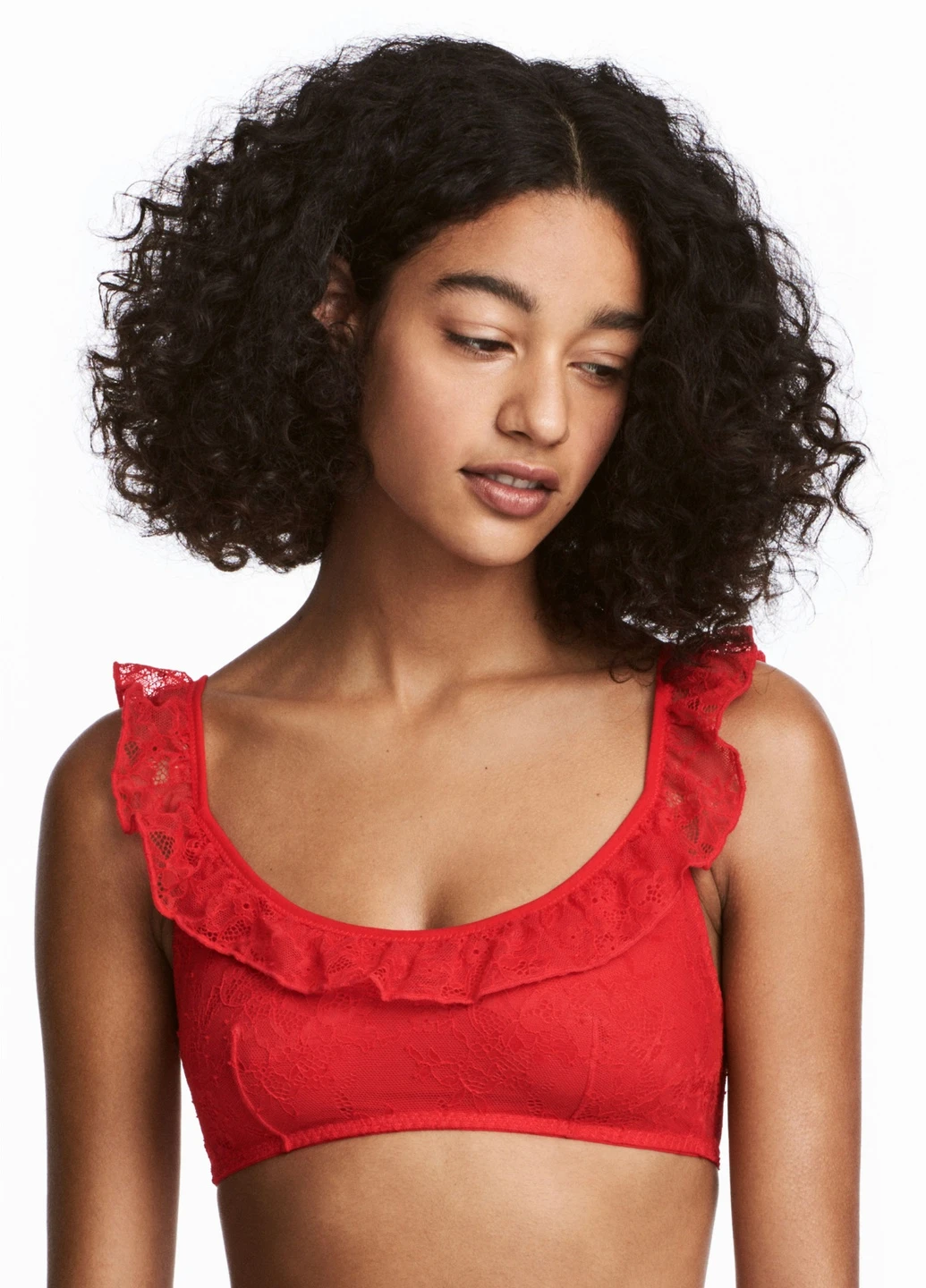 Красный бюстгальтер,червоний, H&M