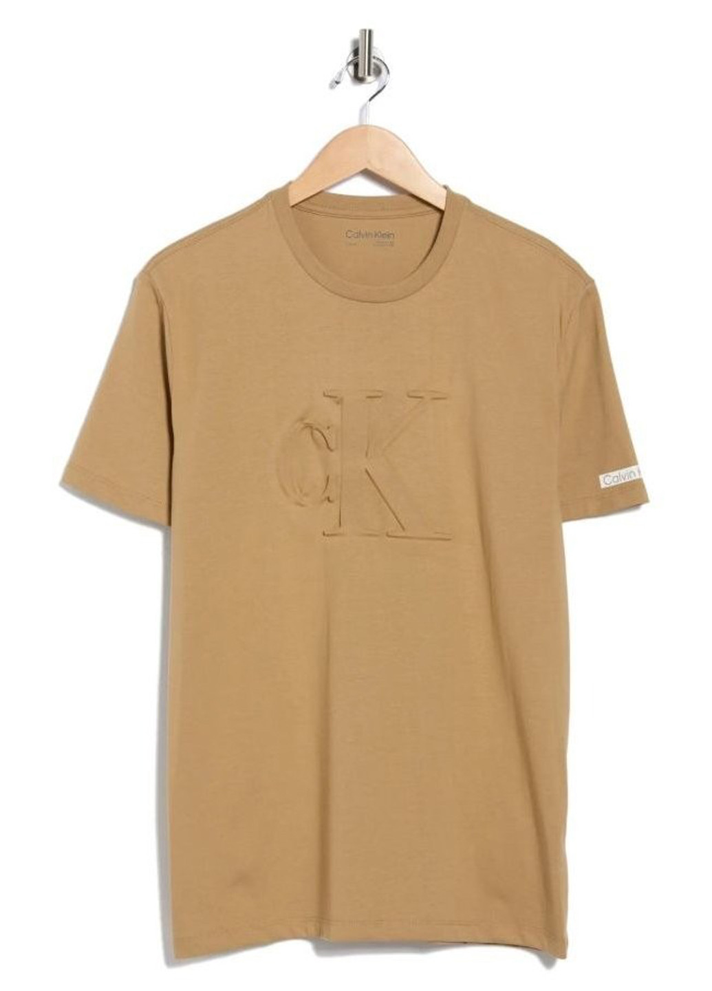 Бежевая футболка Calvin Klein