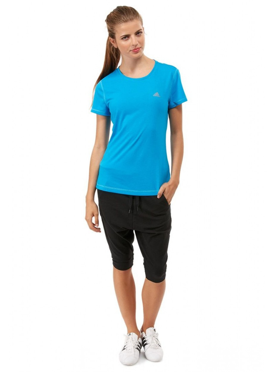 Голубая футболка голубой (d85808) adidas