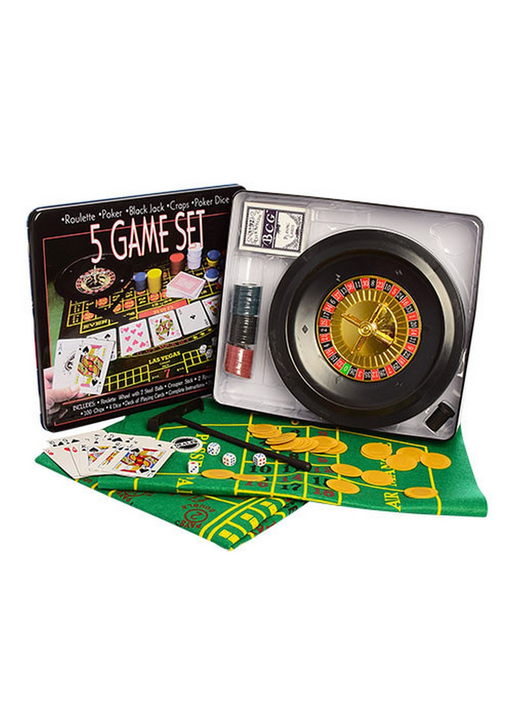 Гра настільна Покер 5в1 Metr+ (213484698)