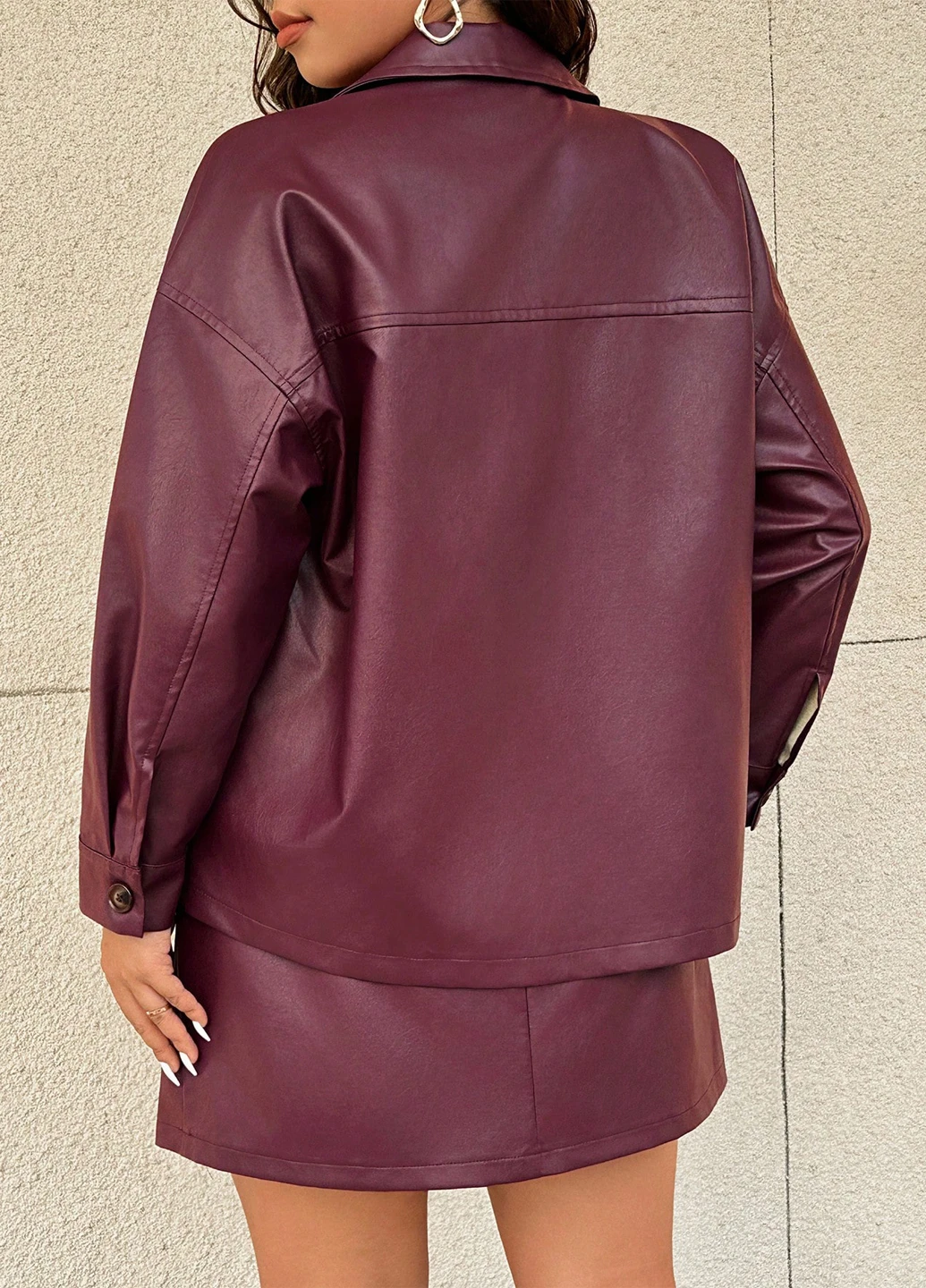 Костюм (куртка-рубашка, юбка) SHEIN (341251064)