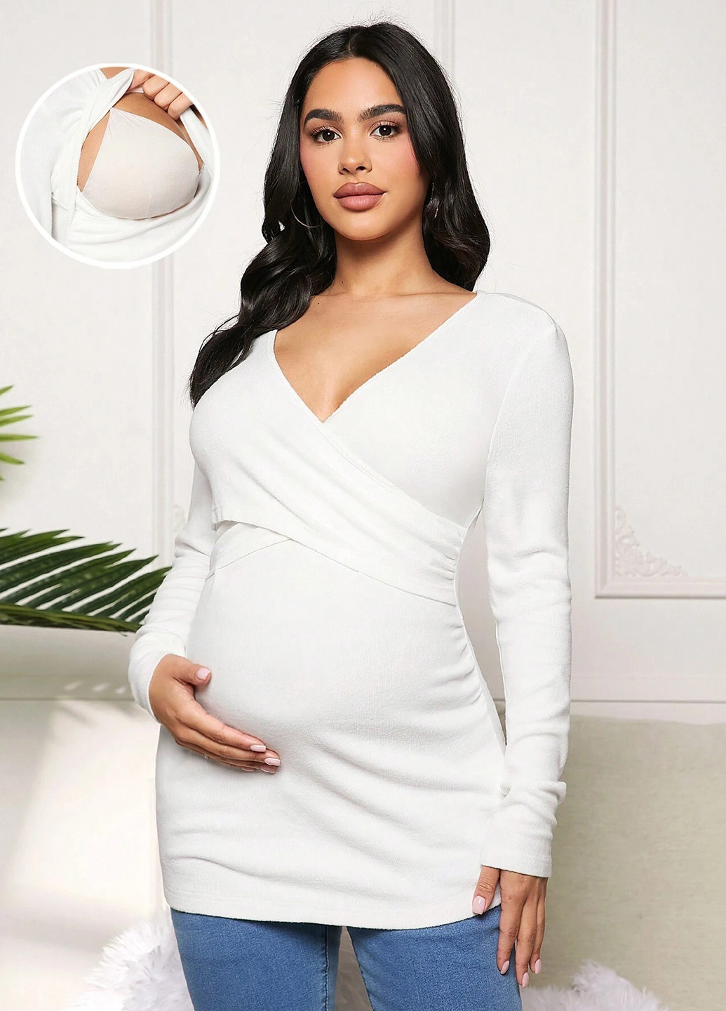Туніка для вагітних та годуючих SHEIN (302438593)
