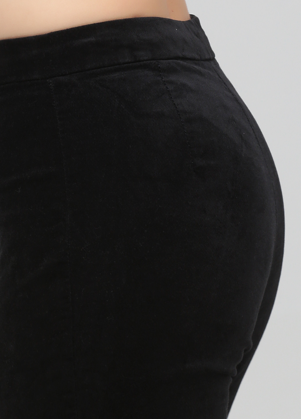 Черные кэжуал демисезонные клеш, укороченные брюки Monki