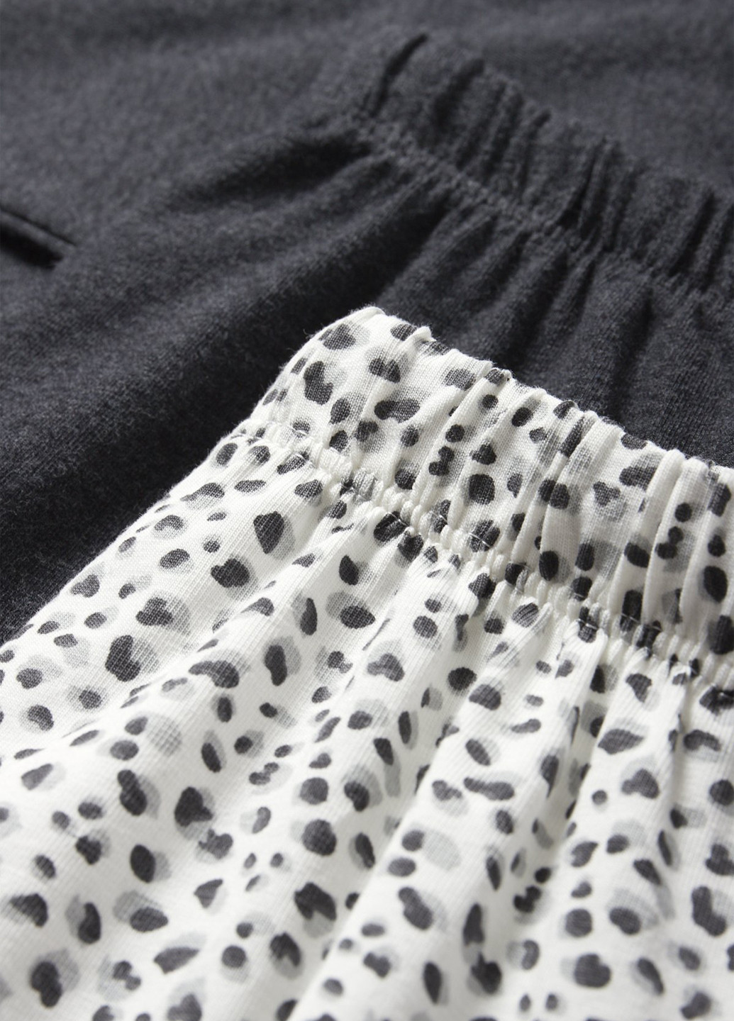 Комбинированные домашние демисезонные прямые брюки C&A