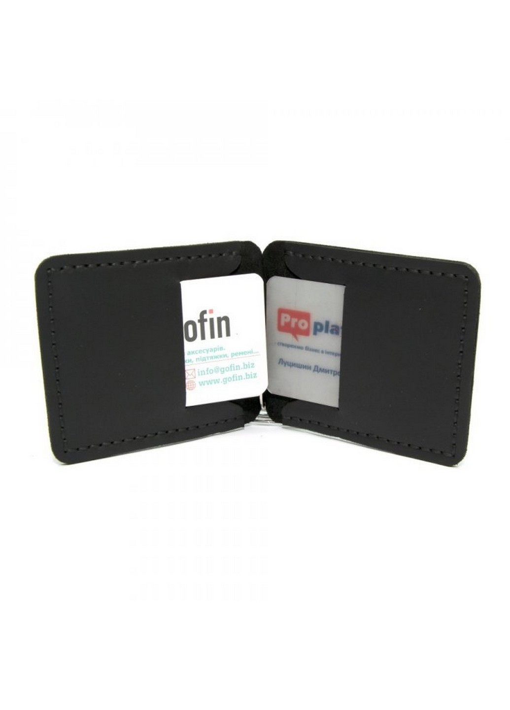 Кожаный зажим для денег 11,5х8,5 см GOFIN (253063509)