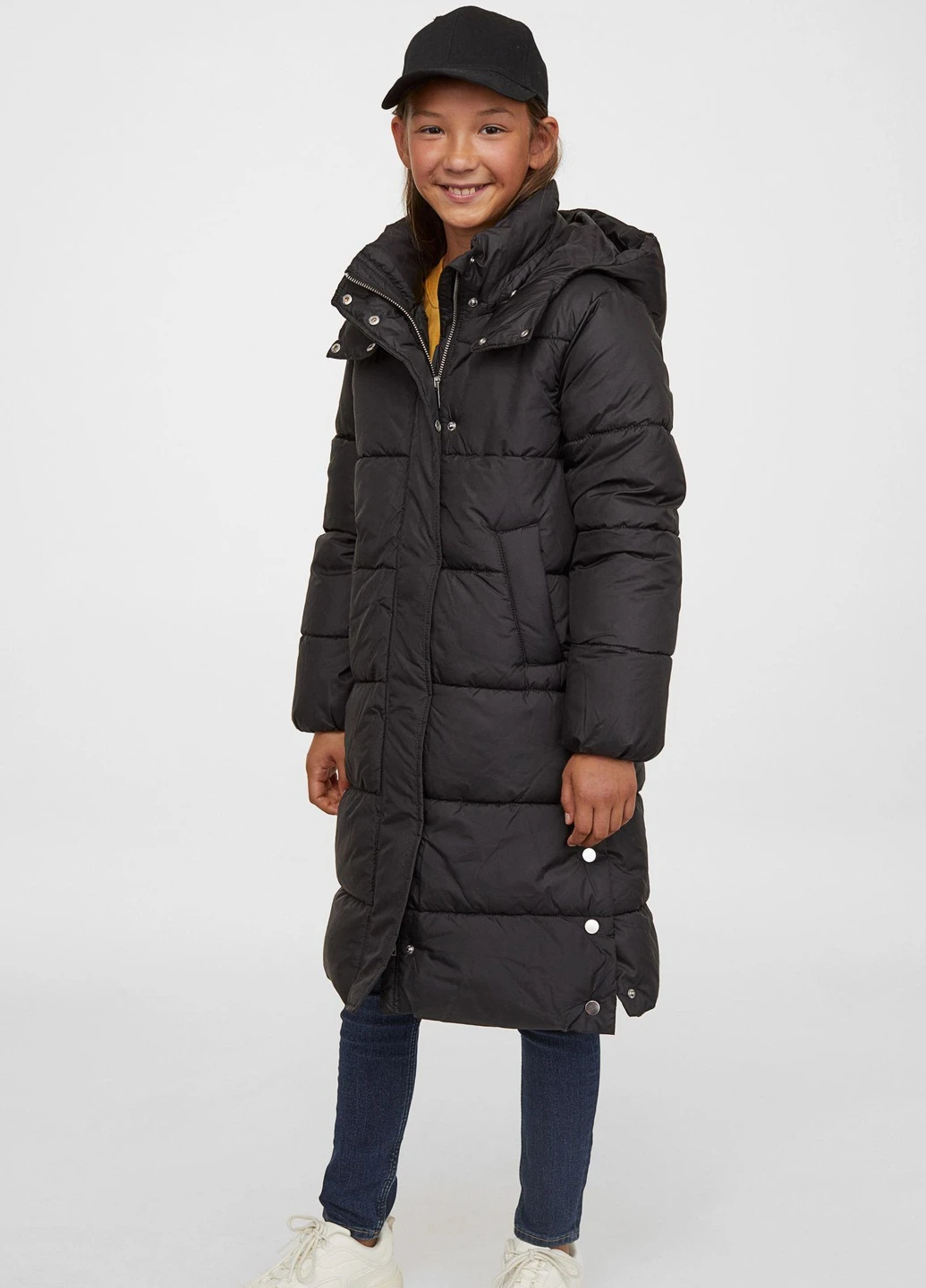 Чорна куртка зима,чорний, H&M