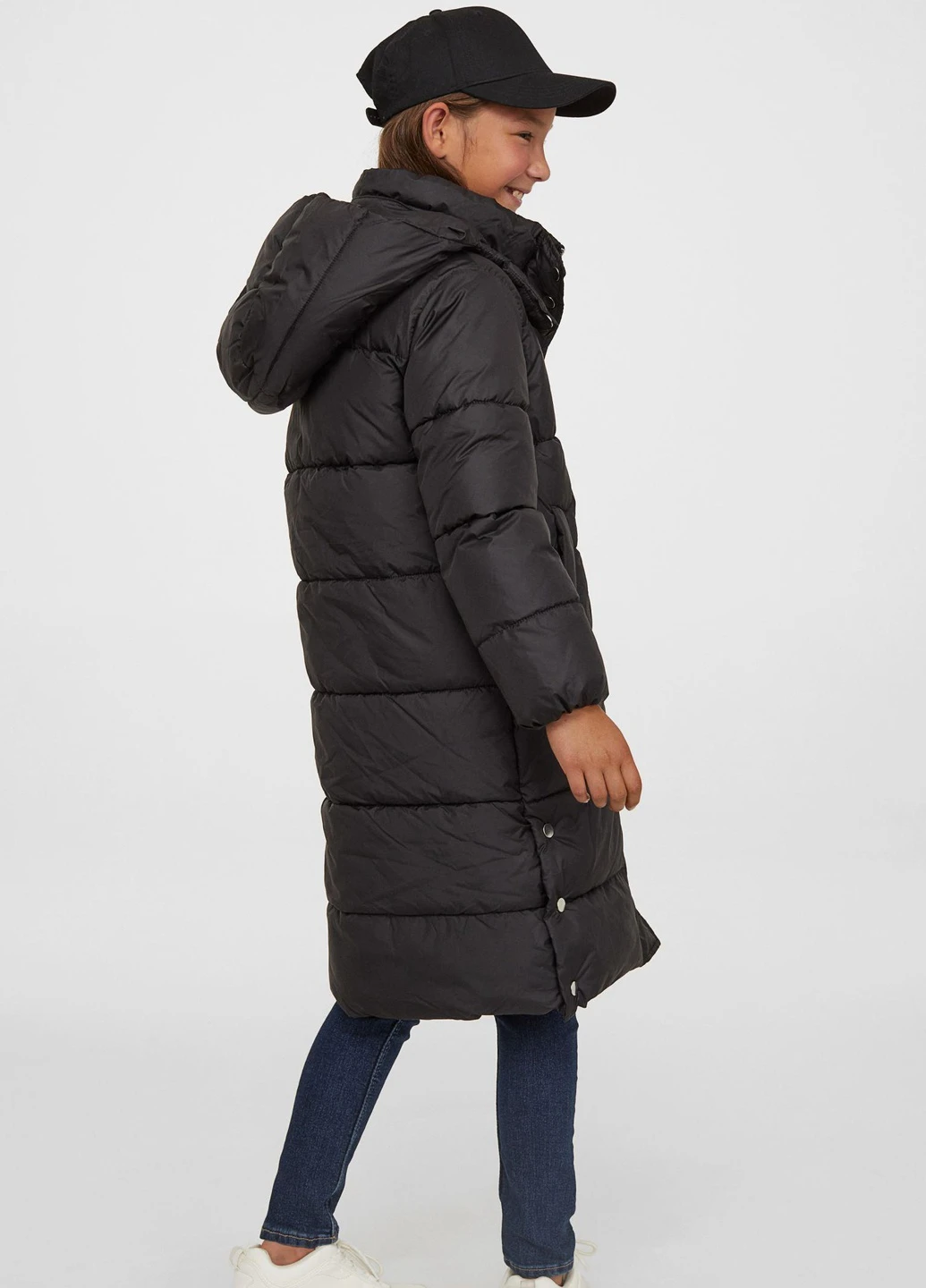 Чорна куртка зима,чорний, H&M