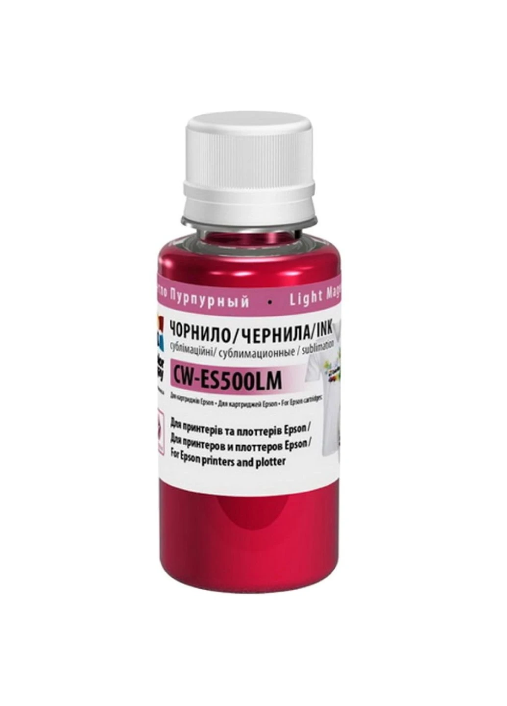 Чернила (CW-ES500LM01) Colorway Epson Sublimation Ph. Magenta ES500LM (247485252)