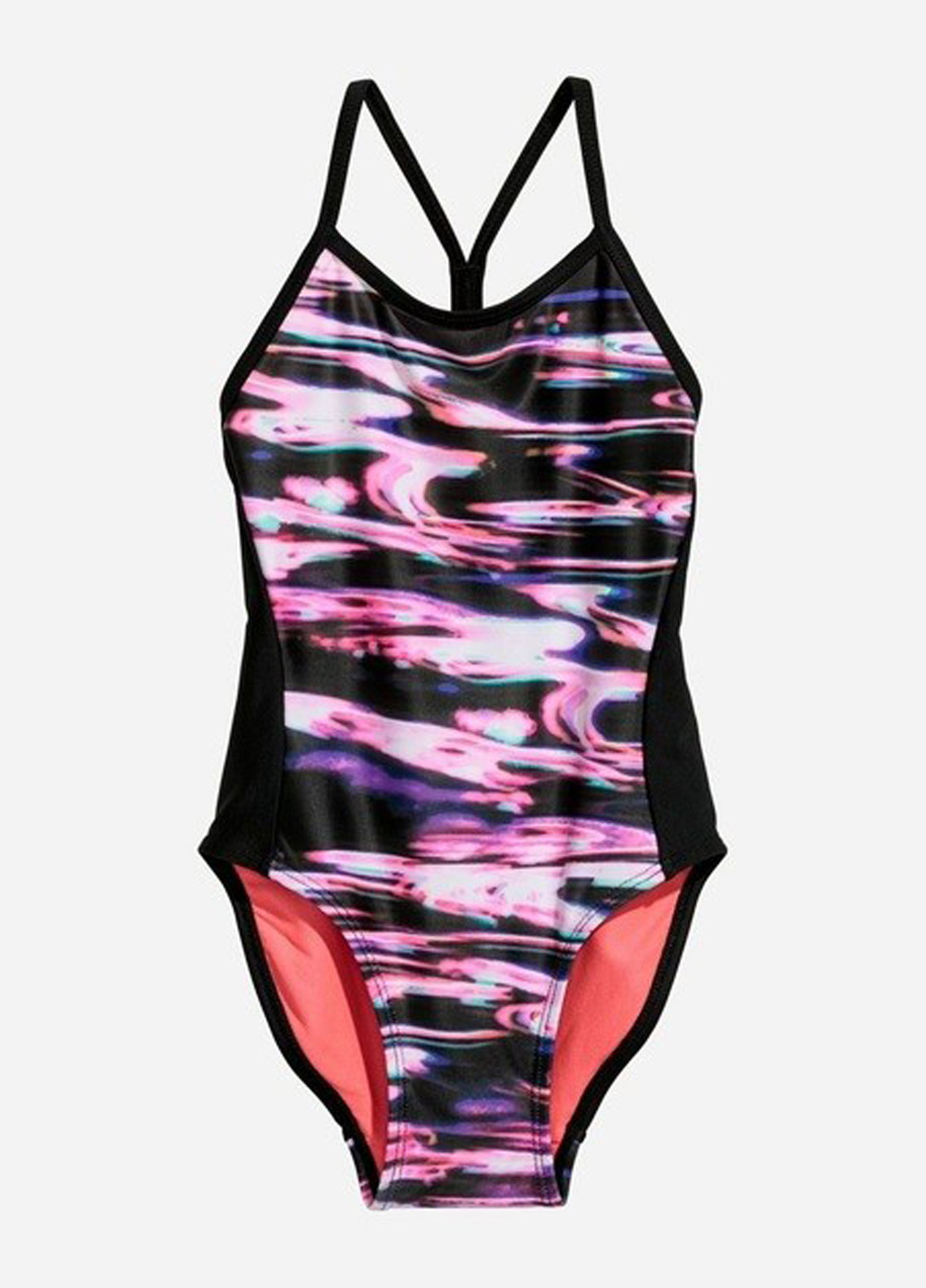 Комбинированный демисезонный купальник майо, слитный H&M