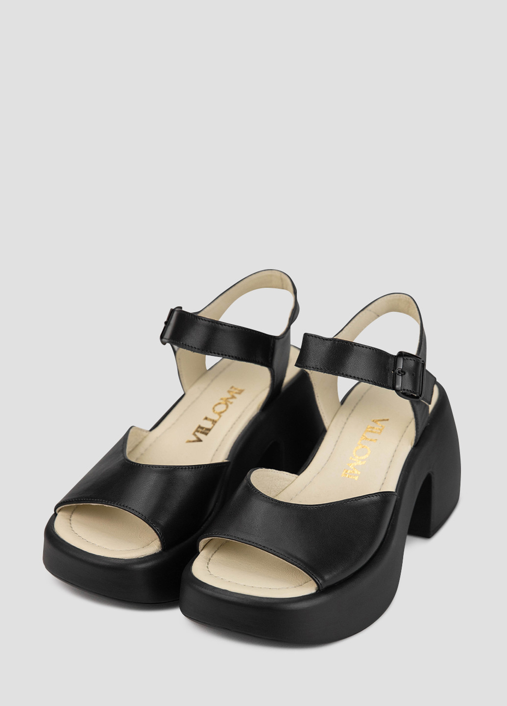 Черные босоножки vm villomi с ремешком