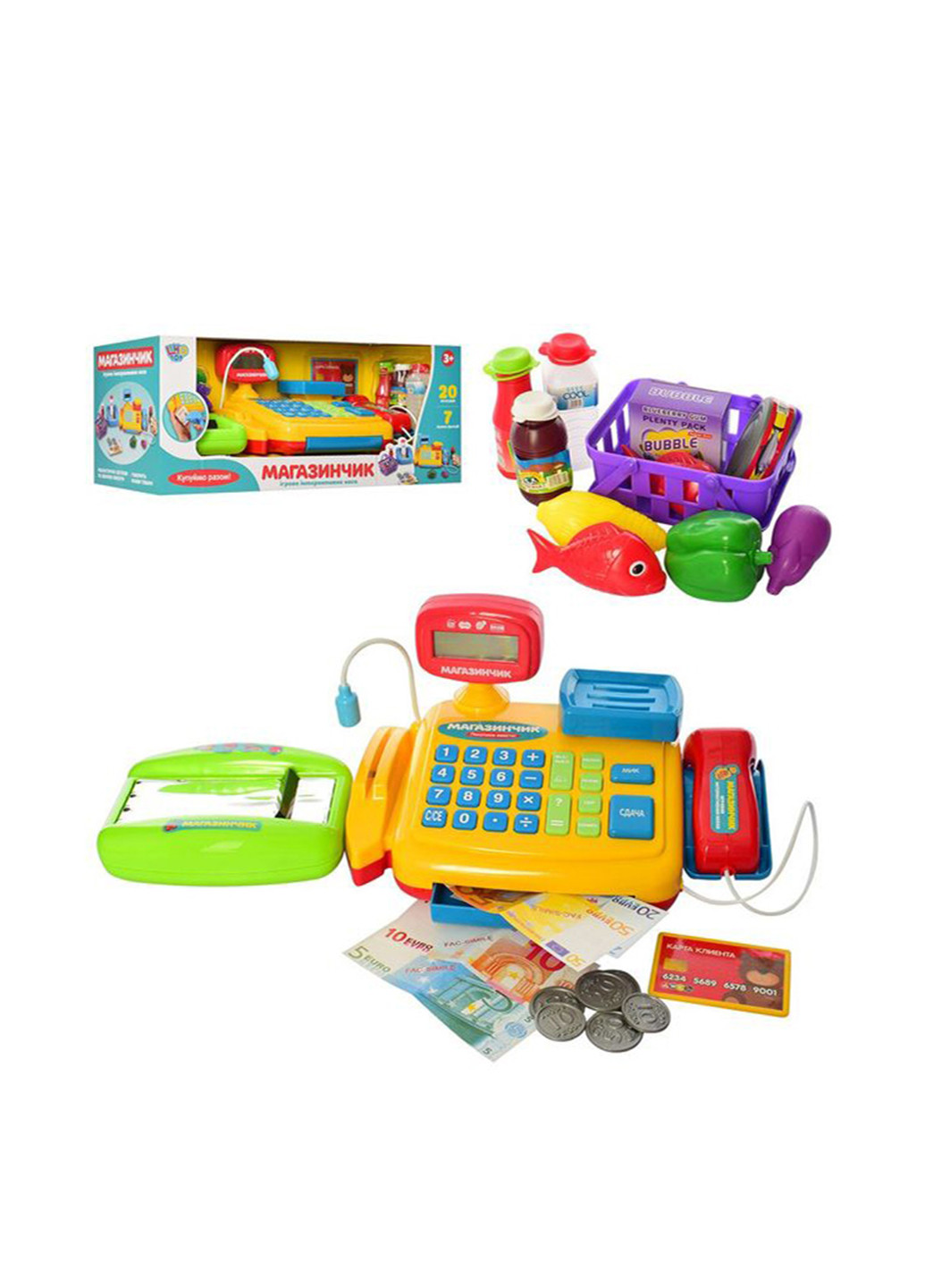 Ігровий набір Касовий апарат, 43х18х17, 5 см No Brand (251900425)