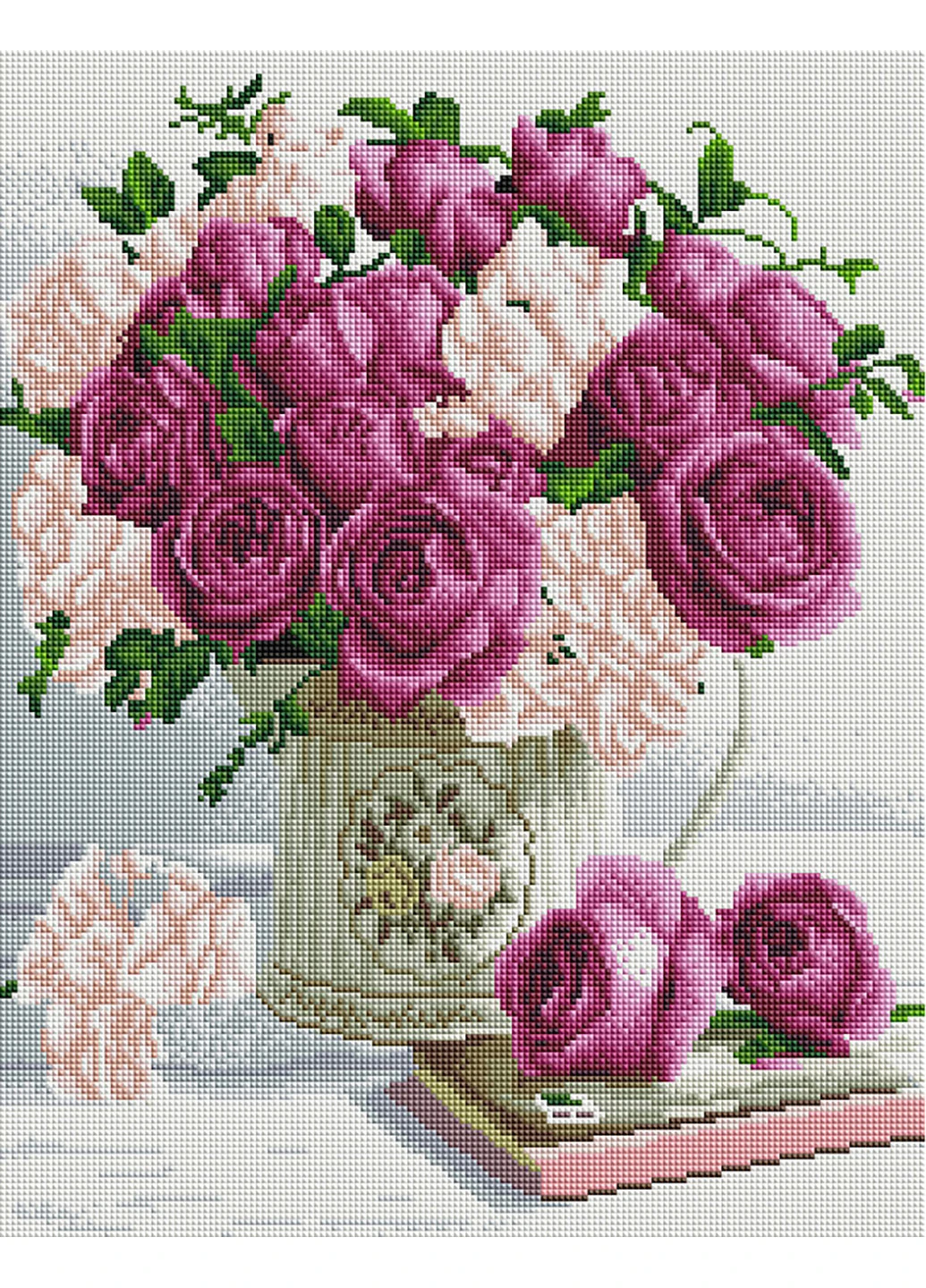 Алмазная мозаика "Букет роз" 40х50 см Brushme (219025050)