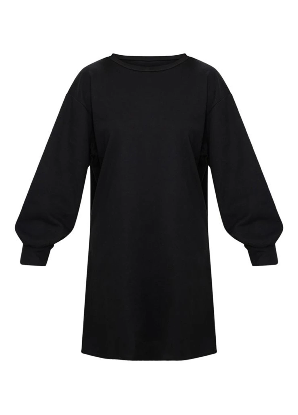 Черное кэжуал платье PrettyLittleThing однотонное