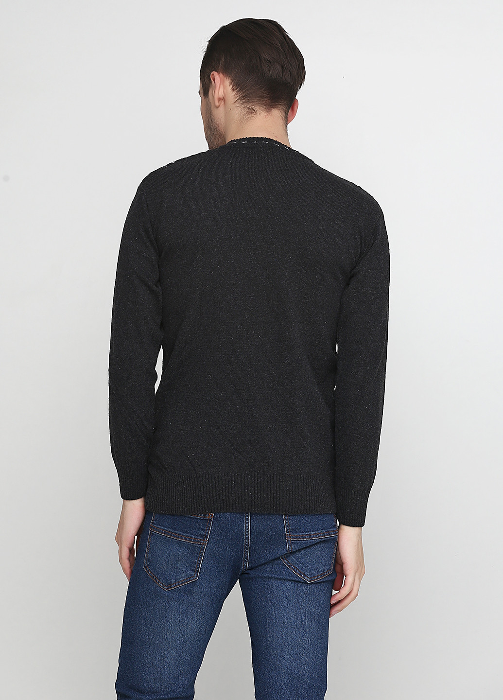 Темно-серый демисезонный пуловер пуловер Enbiya