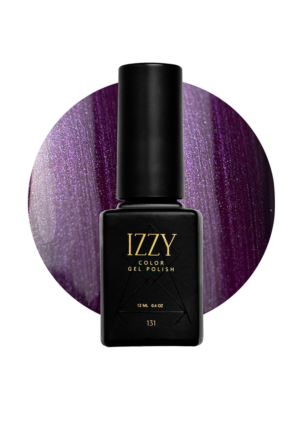 Бузковий з блиском гель-лак для манікюру 131, 12 мл Izzy (363030562)