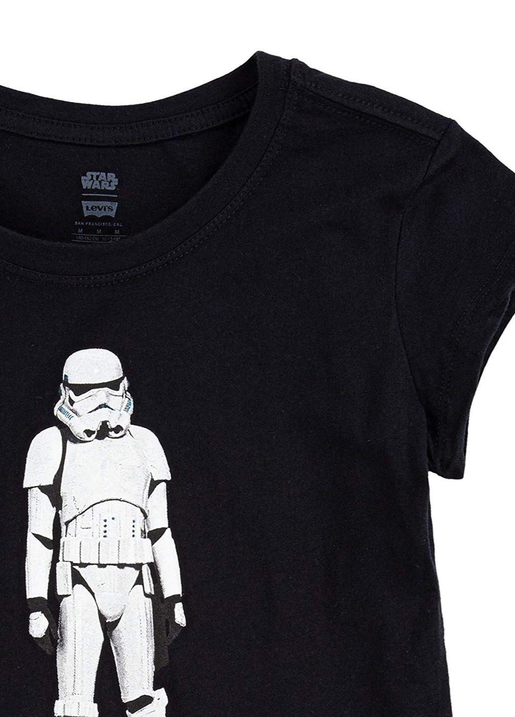 Чорна літня футболка Levi's