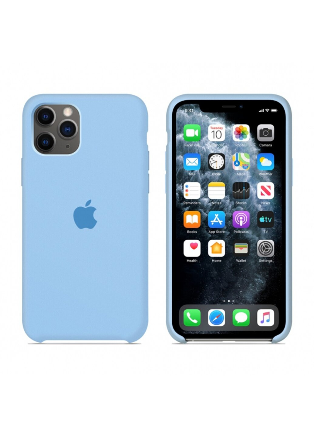 Чехол Silicone Case iPhone 11 Pro sky blue ARM (220821417)
