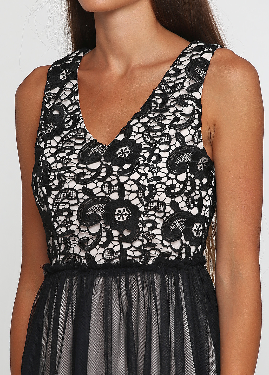 Черное кэжуал платье Miami by Francesca`s с цветочным принтом