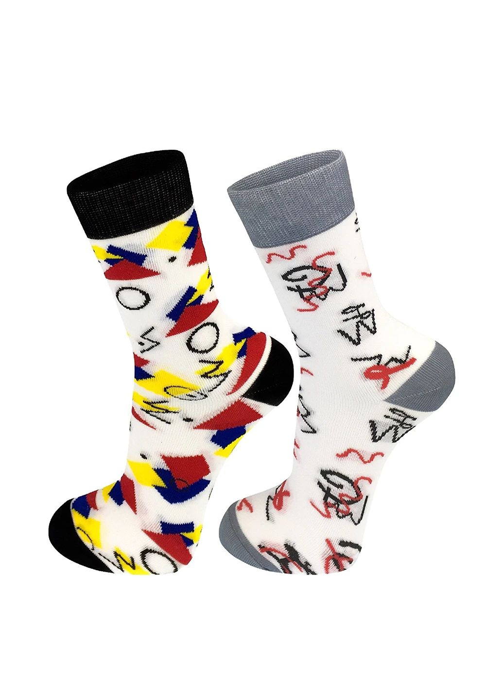Комбіновані шкарпетки (2 пари) Mo-Ko-Ko Socks малюнки (25436314)