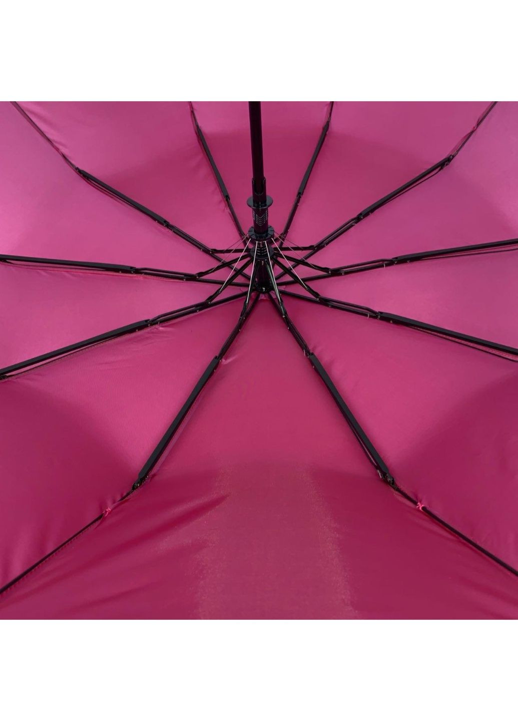 Малиновый зонт полуавтомат женский 97 см Bellissimo (195705225)