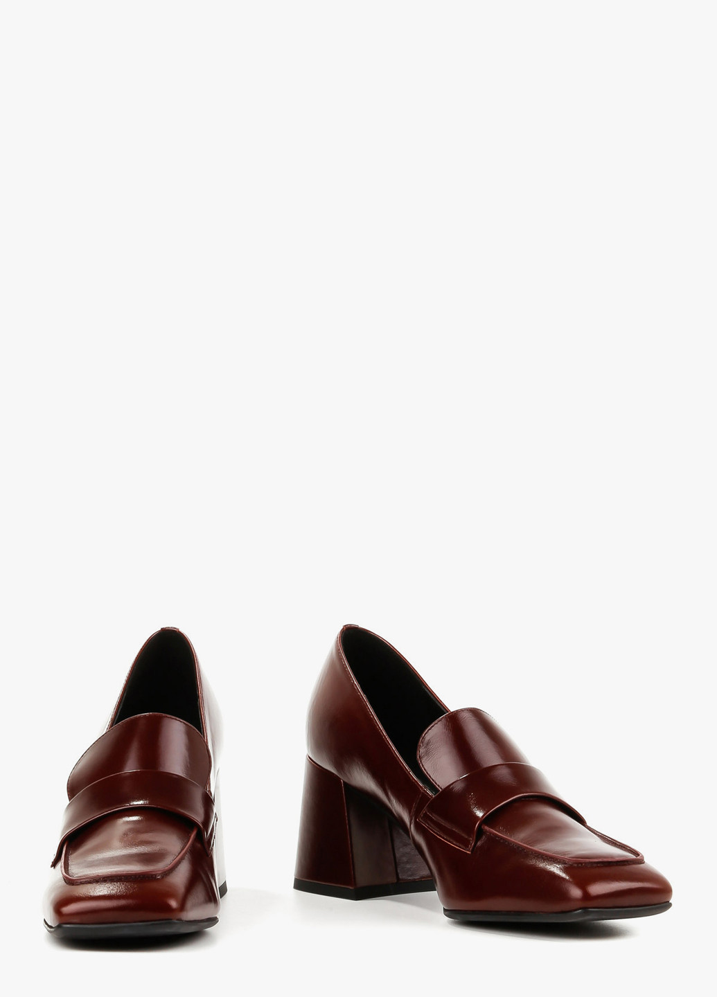 Le'BERDES Туфлі лофери бордовий з натуральна шкіра, україна — демісезон (302137768)