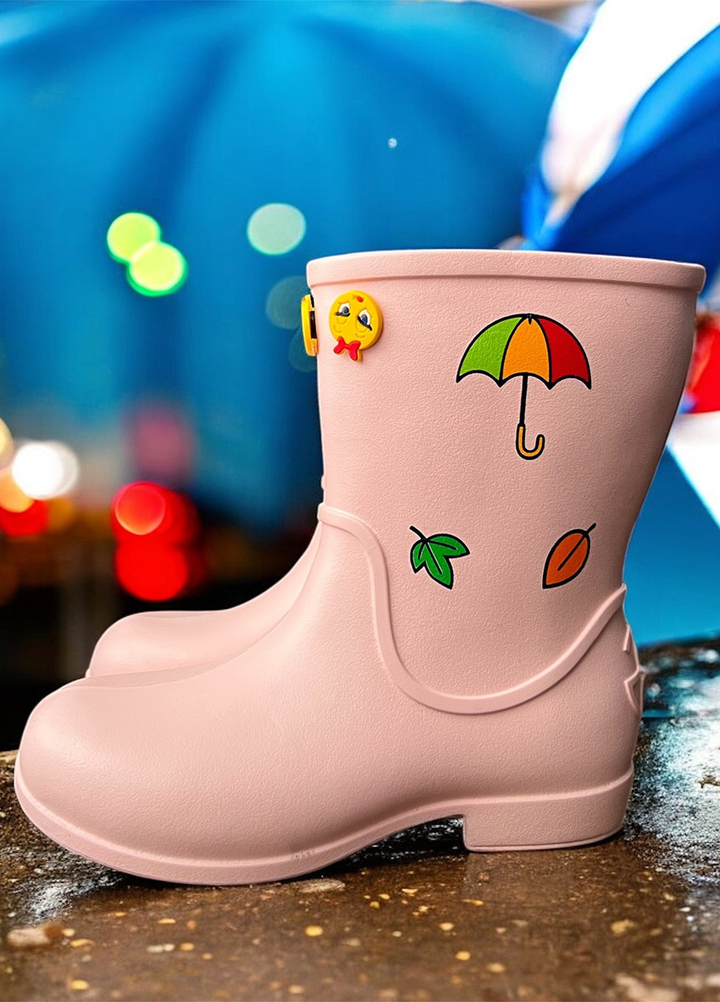 Розовые резиновые сапоги Jose Amorales