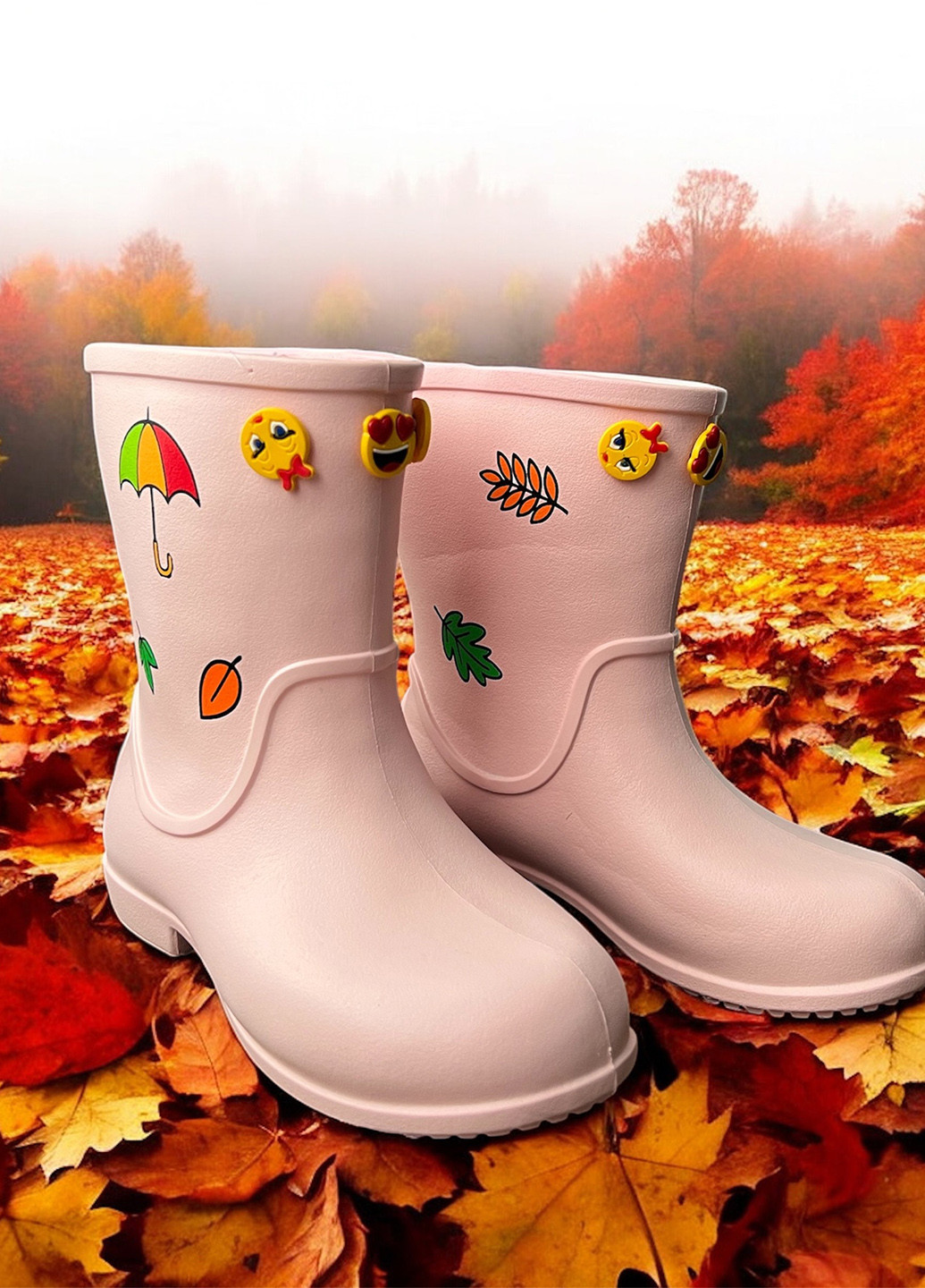 Розовые резиновые сапоги Jose Amorales