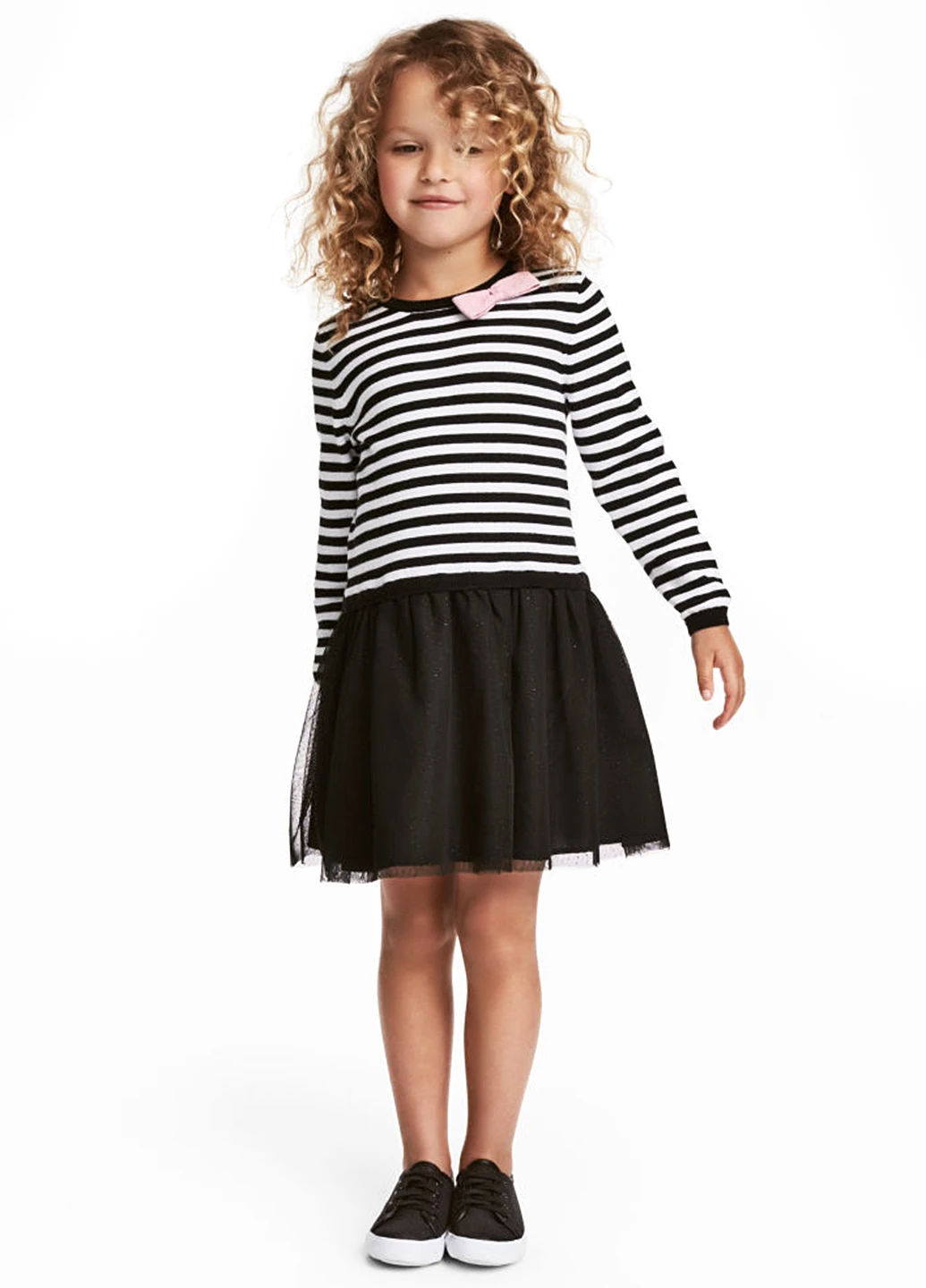 Комбинированное платье H&M (88369679)