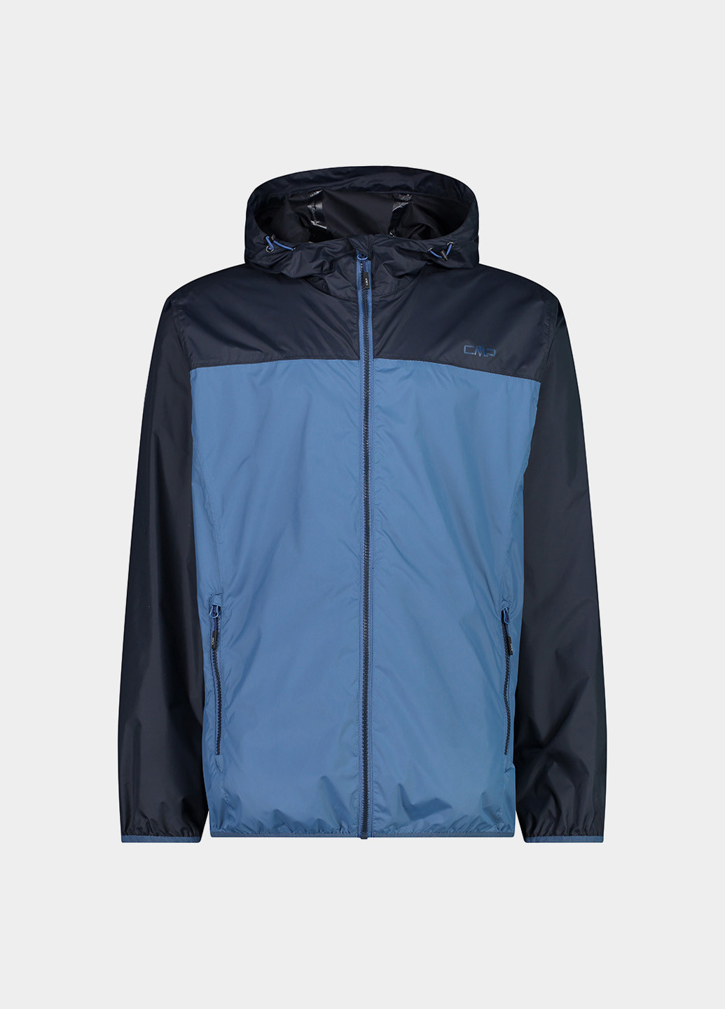 Синяя демисезонная ветровка CMP MAN JACKET RAIN FIX HOOD