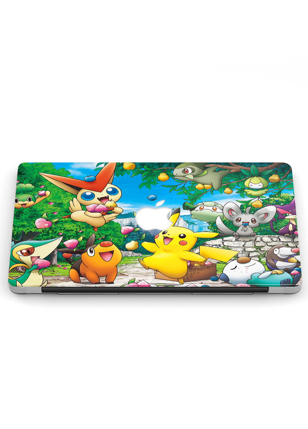 Чехол пластиковый для Apple MacBook Air 13 A1466 / A1369 Покемон Паттерн (Pokemon Pattern) (6351-2468) MobiPrint (218858467)