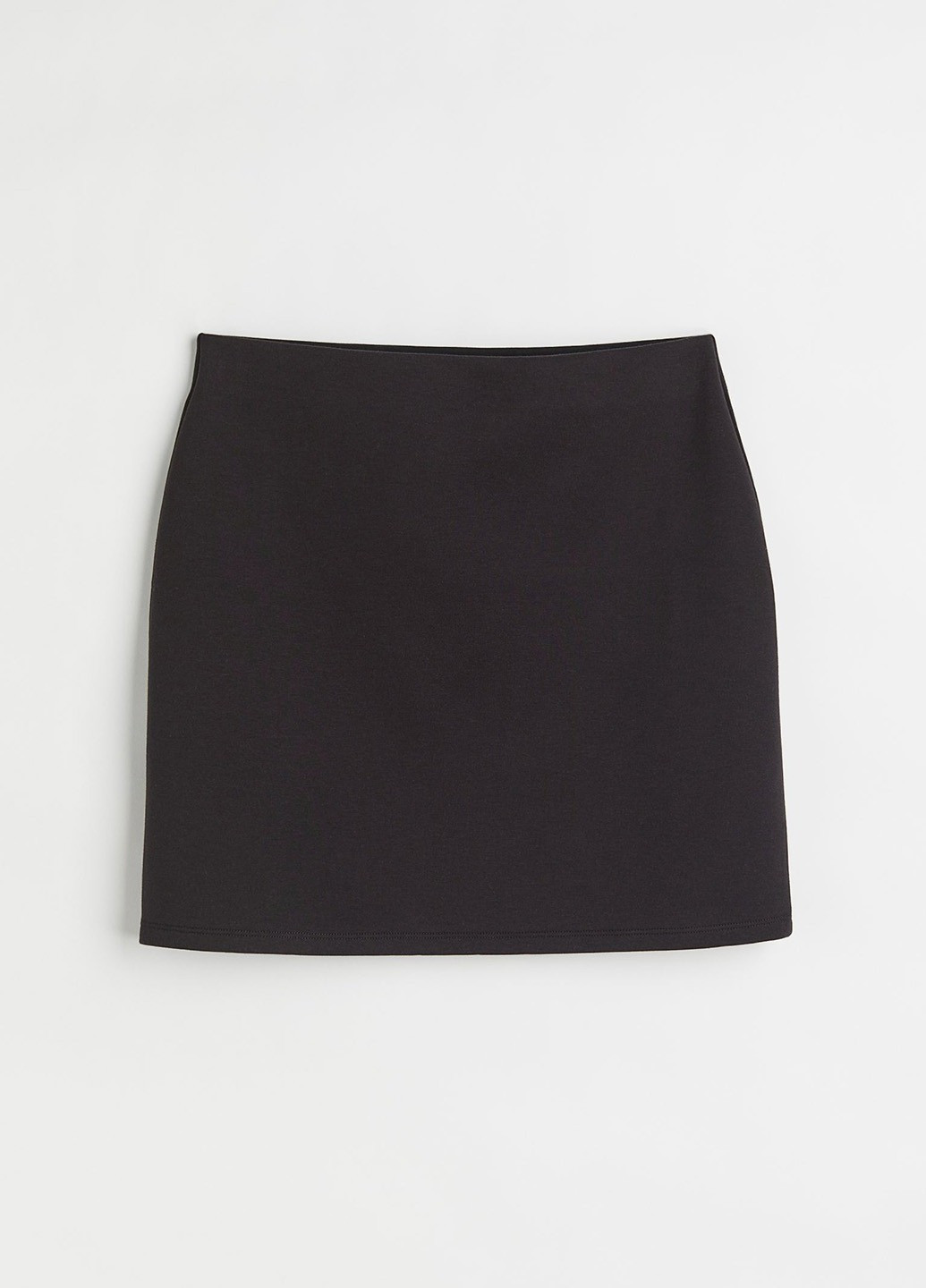 Черная кэжуал однотонная юбка H&M