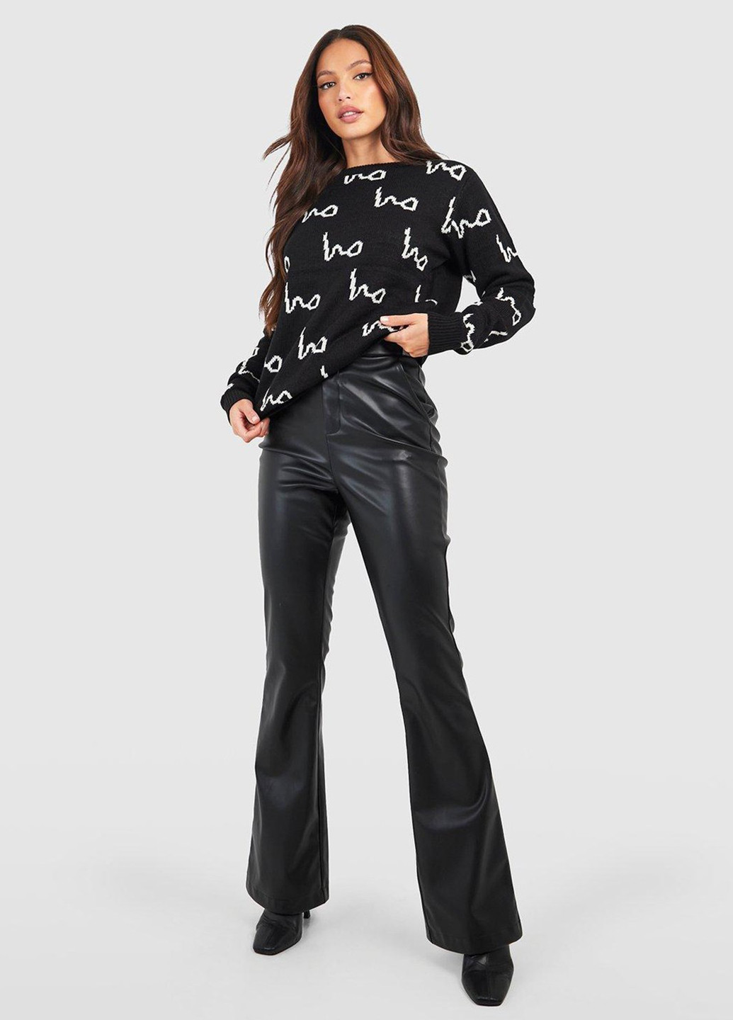 Чорний зимовий джемпер джемпер Boohoo