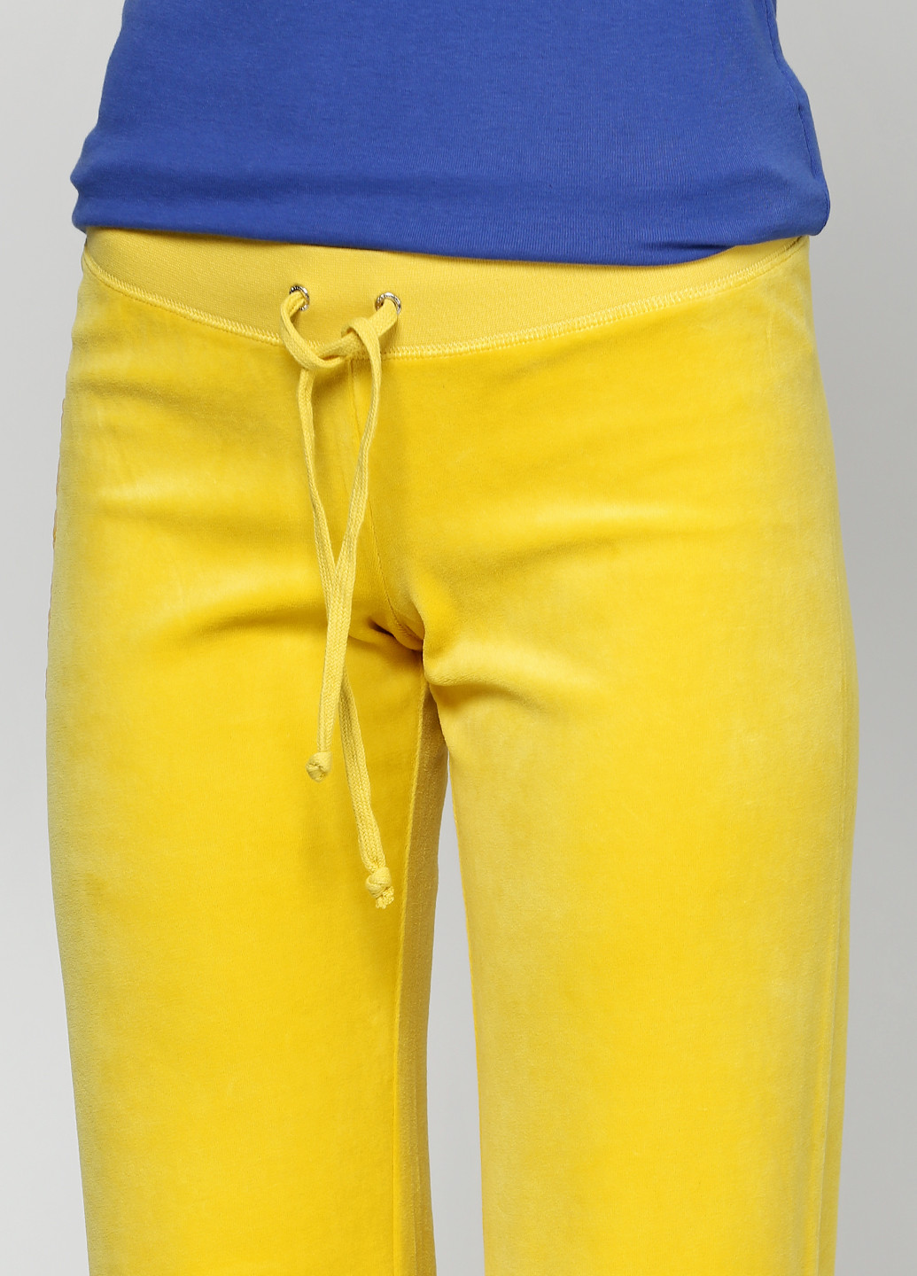 Желтые спортивные демисезонные брюки Juicy Couture