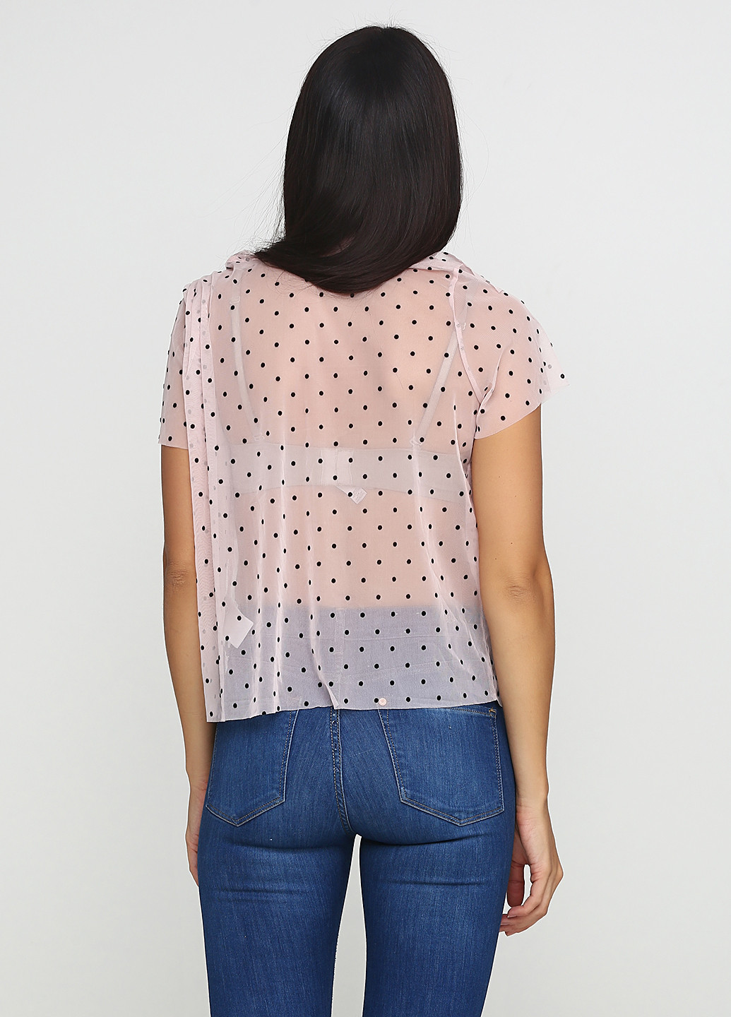 Розовая летняя блуза H&M