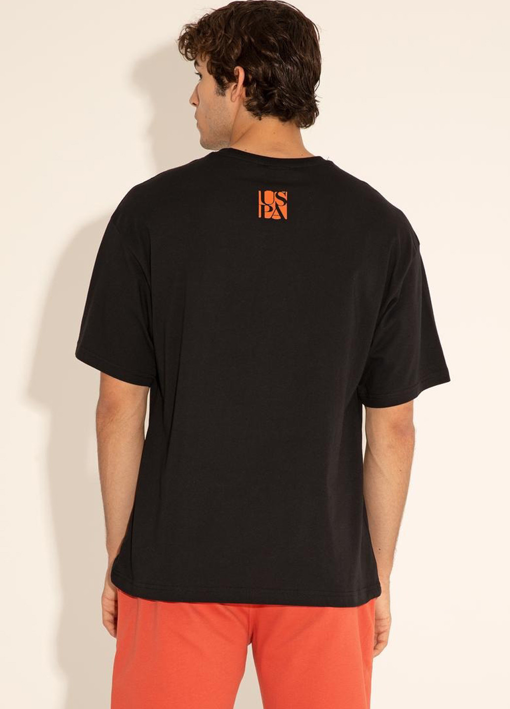 Черная футболка U.S. Polo Assn.