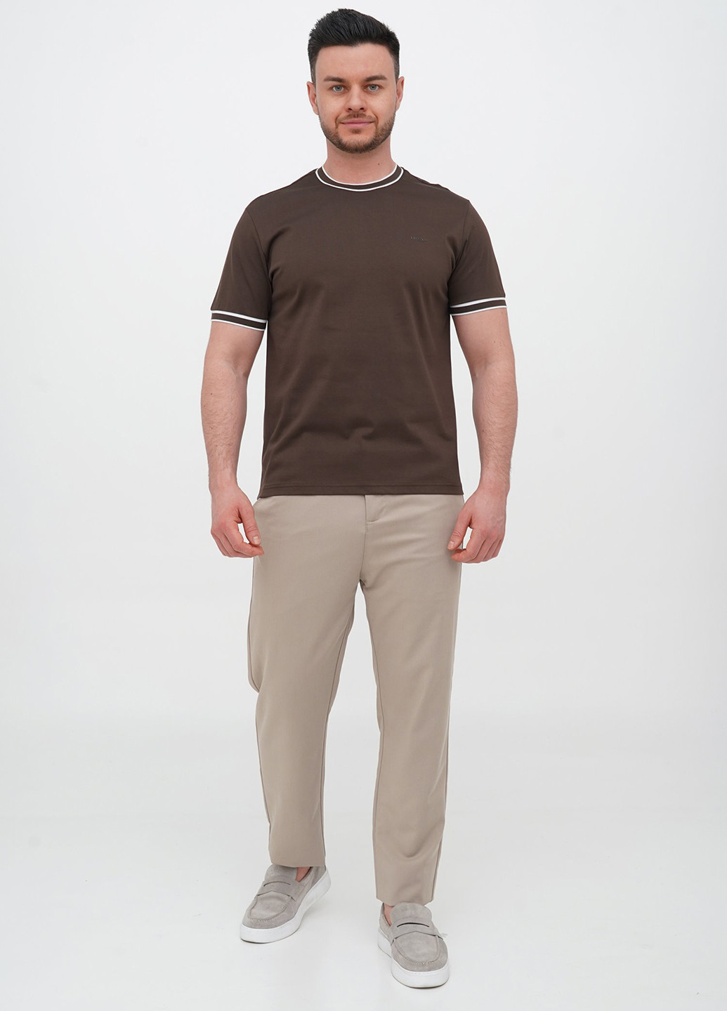 Хаки (оливковая) футболка Trend Collection