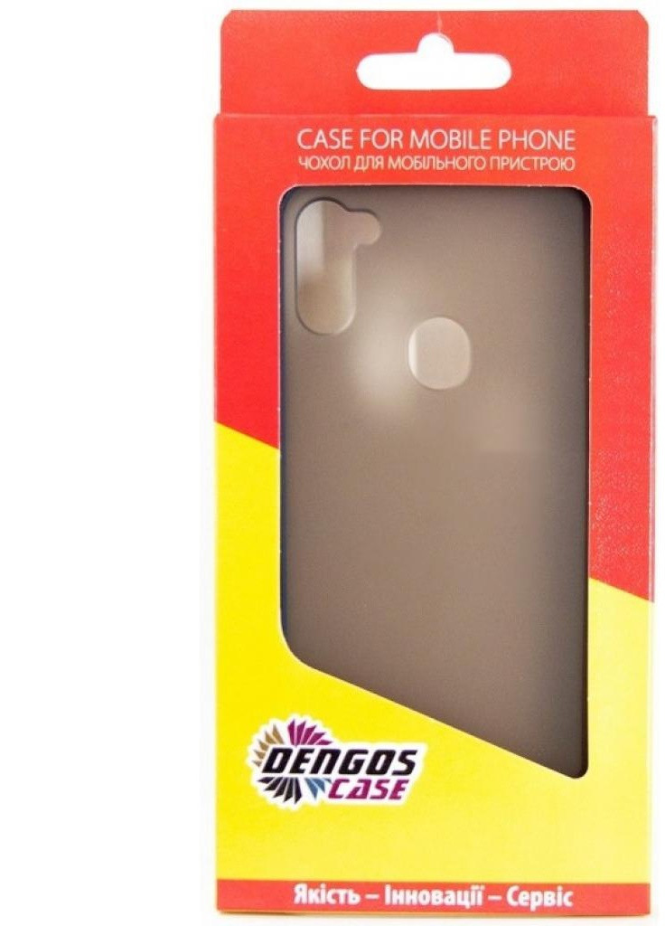 Чохол для мобільного телефону (смартфону) Matt Samsung Galaxy M11, blue (DG-TPU-MATT-48) (DG-TPU-MATT-48) DENGOS (201492114)