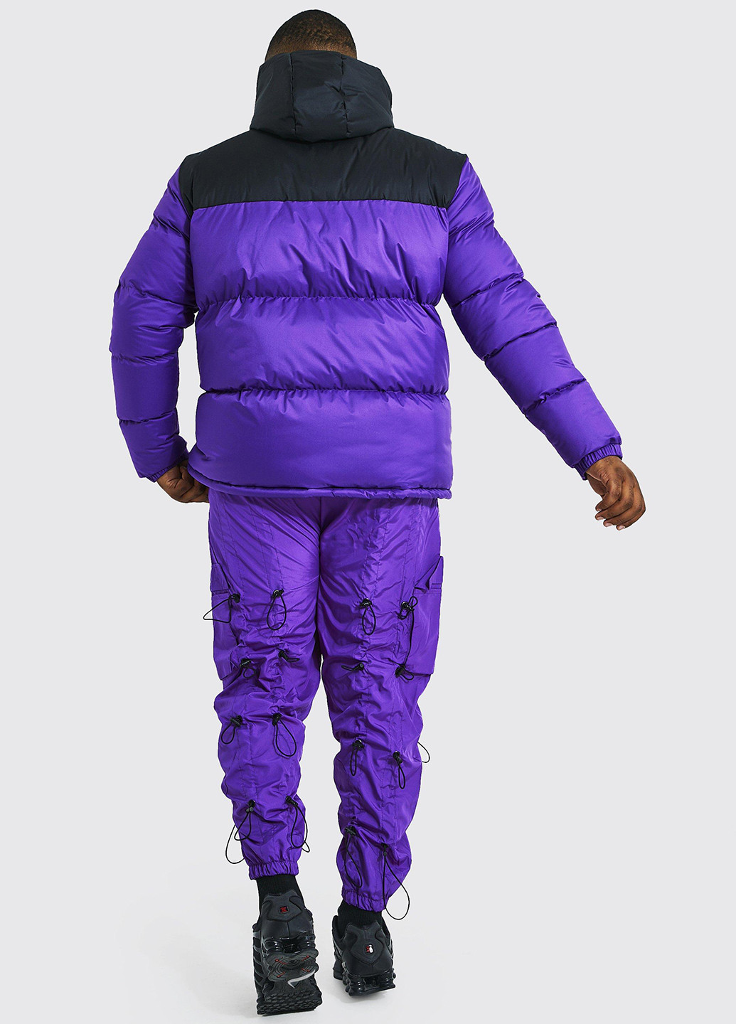 Фіолетова зимня куртка Boohoo