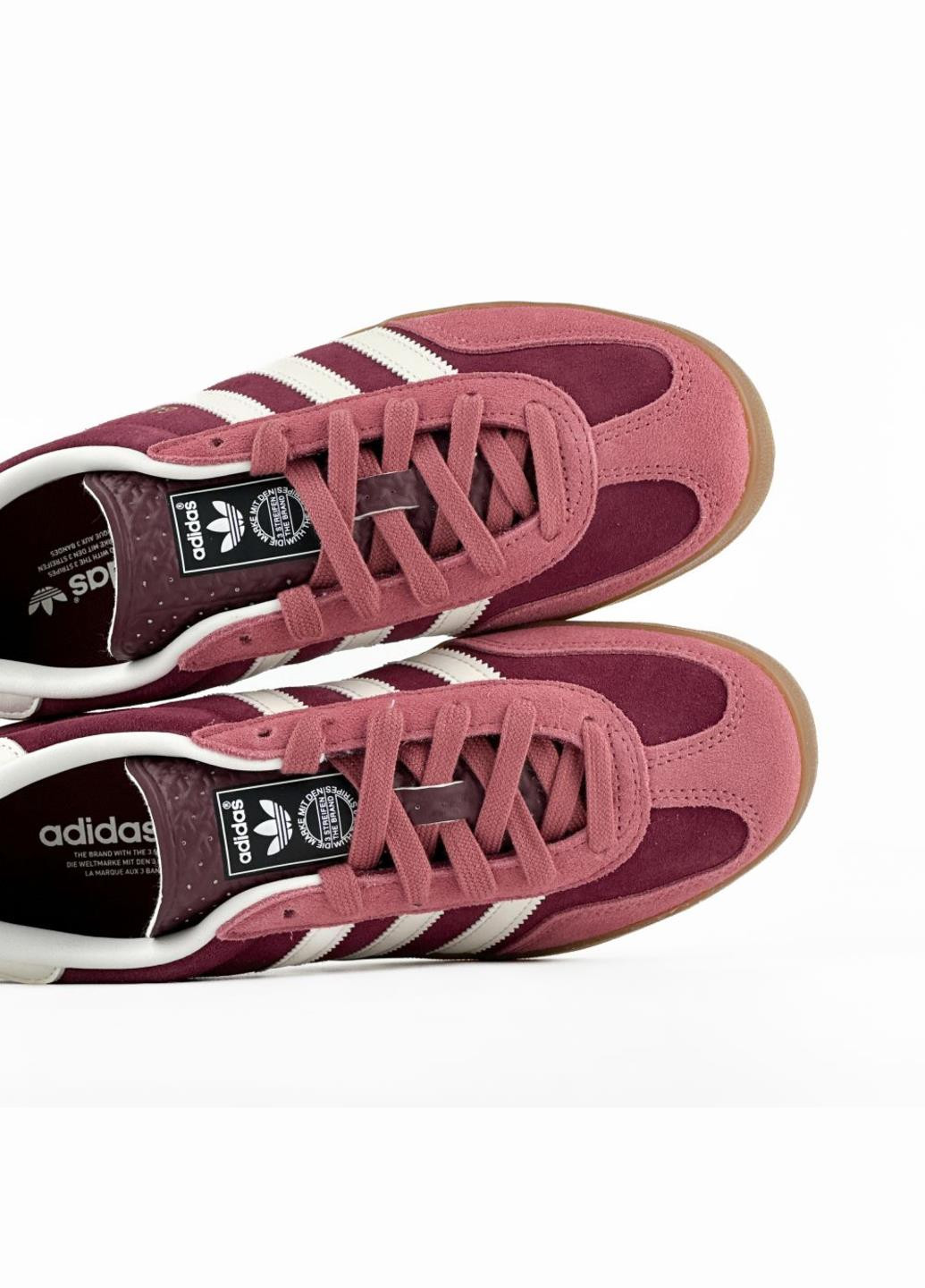 Кроссовки IF9647 adidas Gazelle Indoor бордовые демисезоны (317251664)