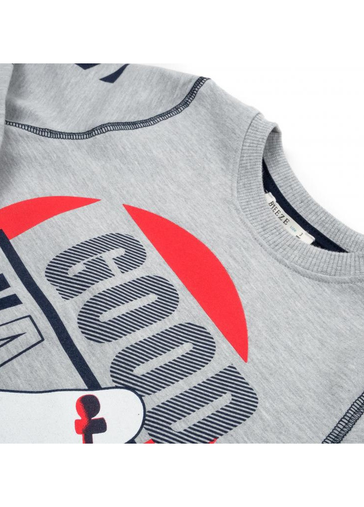 Красный демисезонный костюм десткий "good skate" (13263-116b-gray) Breeze