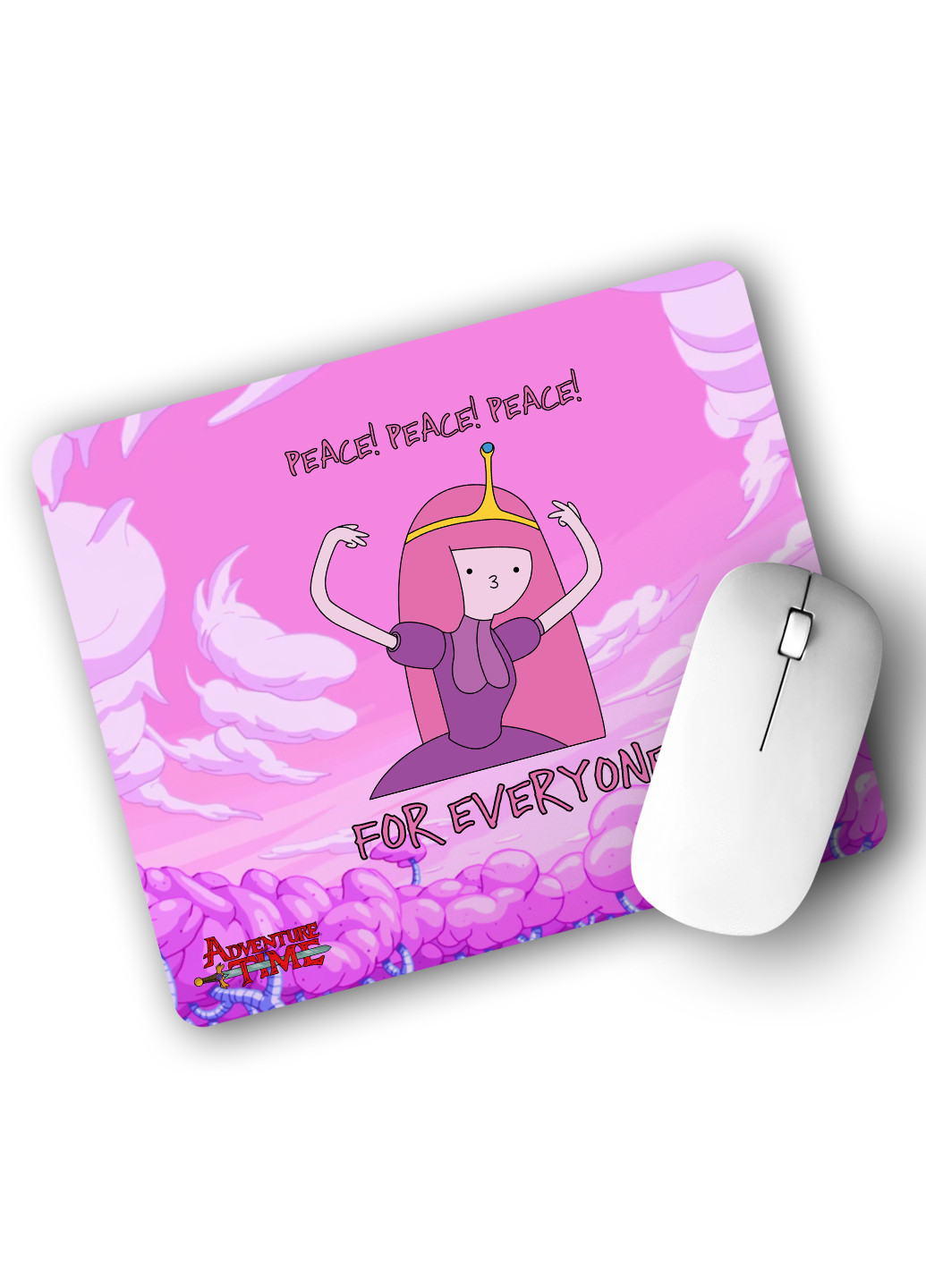 Килимок для мишки Принцеса бубльгум Час Пригод (Adventure Time) (25108-1576) 22х18 см MobiPrint (222995248)