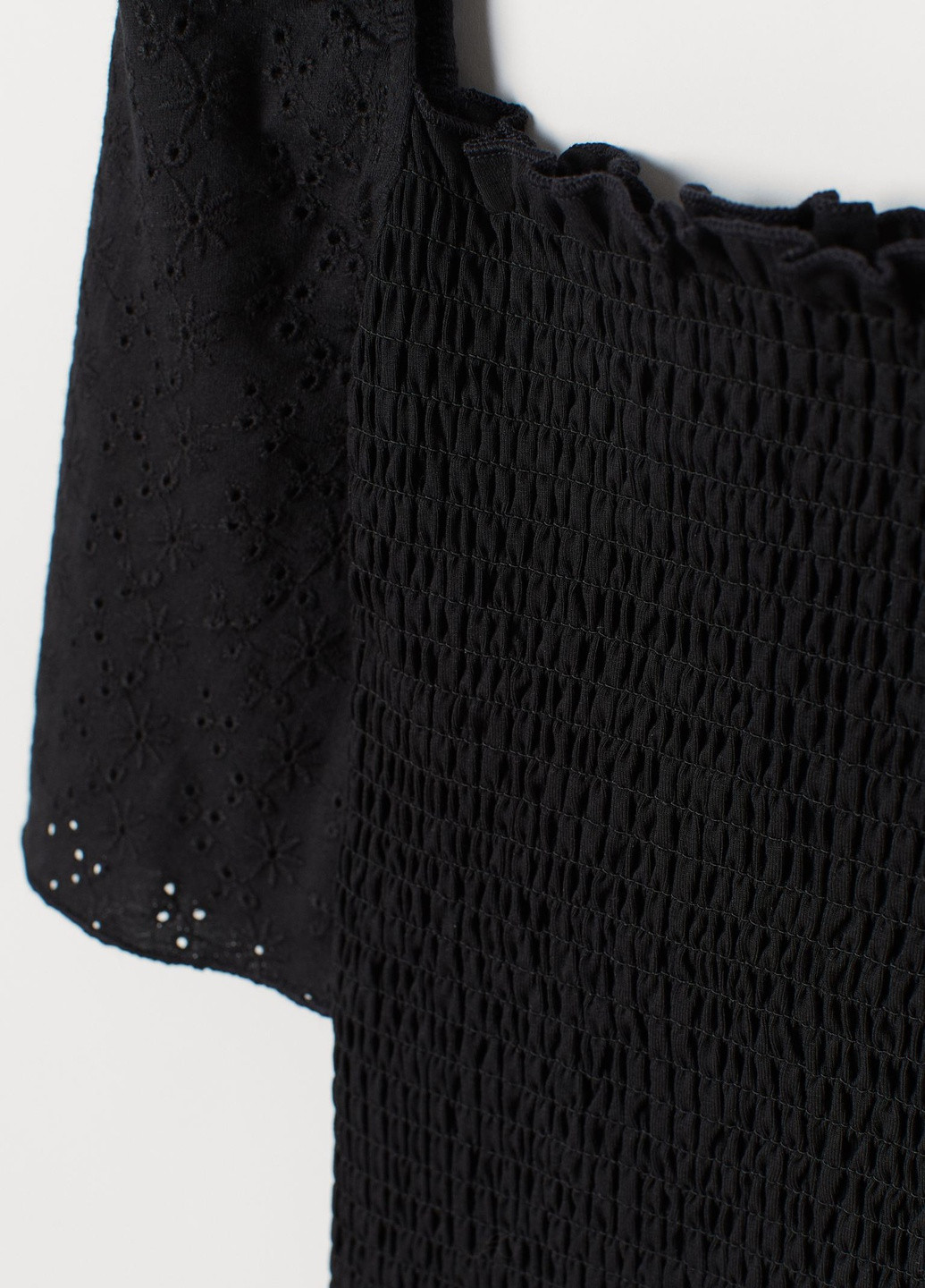 Черное кэжуал платье H&M однотонное