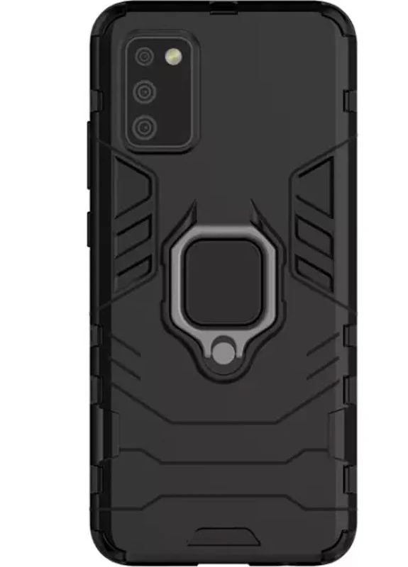 Ударостійкий чохол Transformer Ring for Magnet для Samsung Galaxy A02s Чорний / Soul Black (is_00000042910_4) Epik (238480471)
