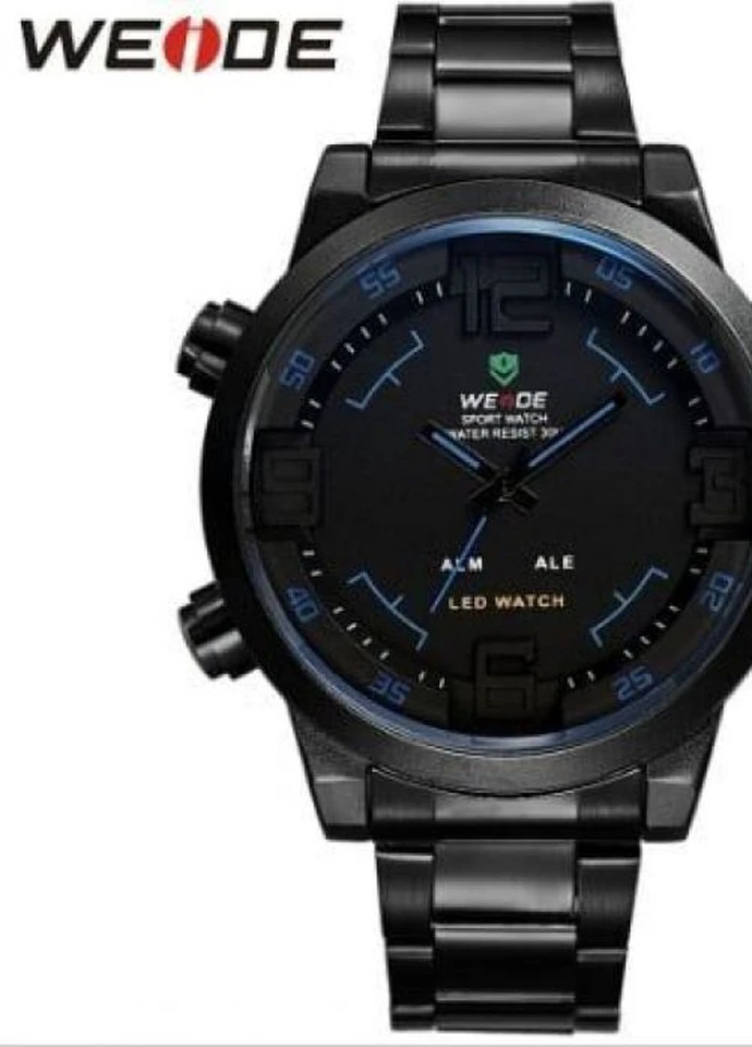 Чоловічі Годинники Sport Blue кварцові спортивні Weide (226699228)