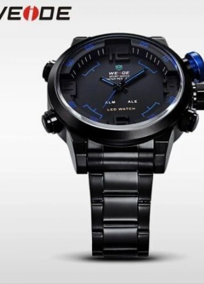 Чоловічі Годинники Sport Blue кварцові спортивні Weide (226699228)