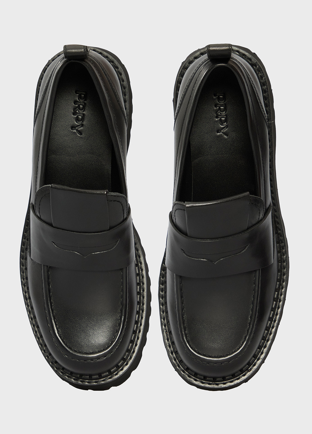 PRPY Туфли лоферы черный з натуральная кожа, китай — демисезон (361270821)