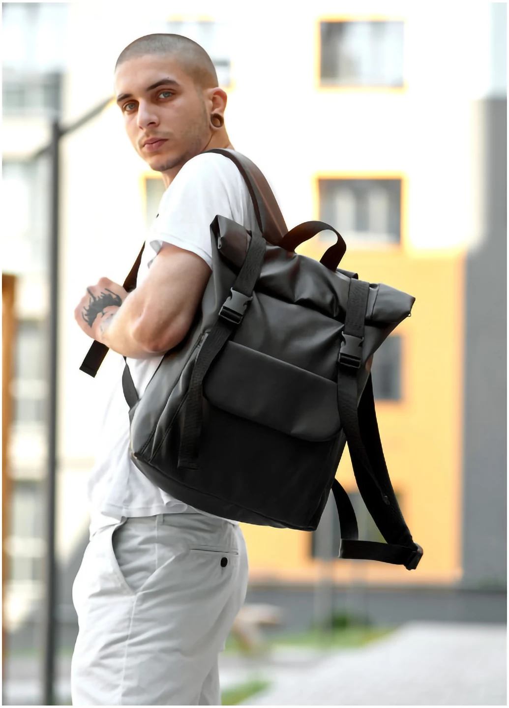 Мужской рюкзак ролл 41х30х16 см Sambag (253490555)
