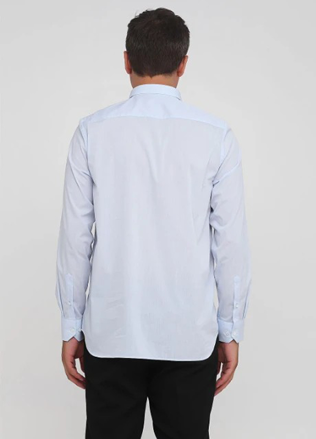 Голубой кэжуал рубашка однотонная John Richmond