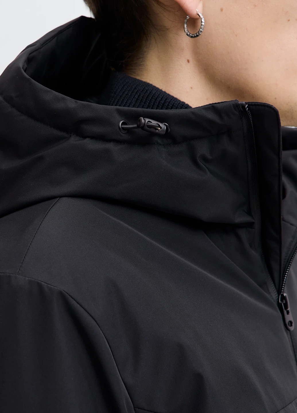 Черная демисезонная куртка Jack & Jones